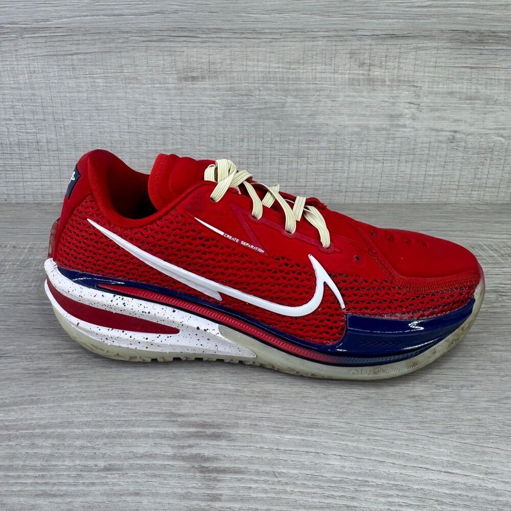 Nike Air Zoom GT Cut CZ0175-604 Men's 7 Basketball Shoes Red Team USA Sneakers